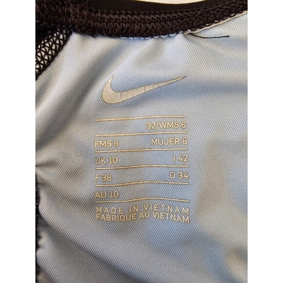 Nike Swimsuit Women's Black One Piece Bathing Suit Size 6 - Picture 8 of 8